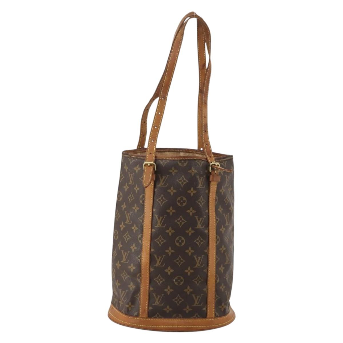 LOUIS VUITTON Monogram Bucket GM Shoulder Bag M42236 LV Auth 199819