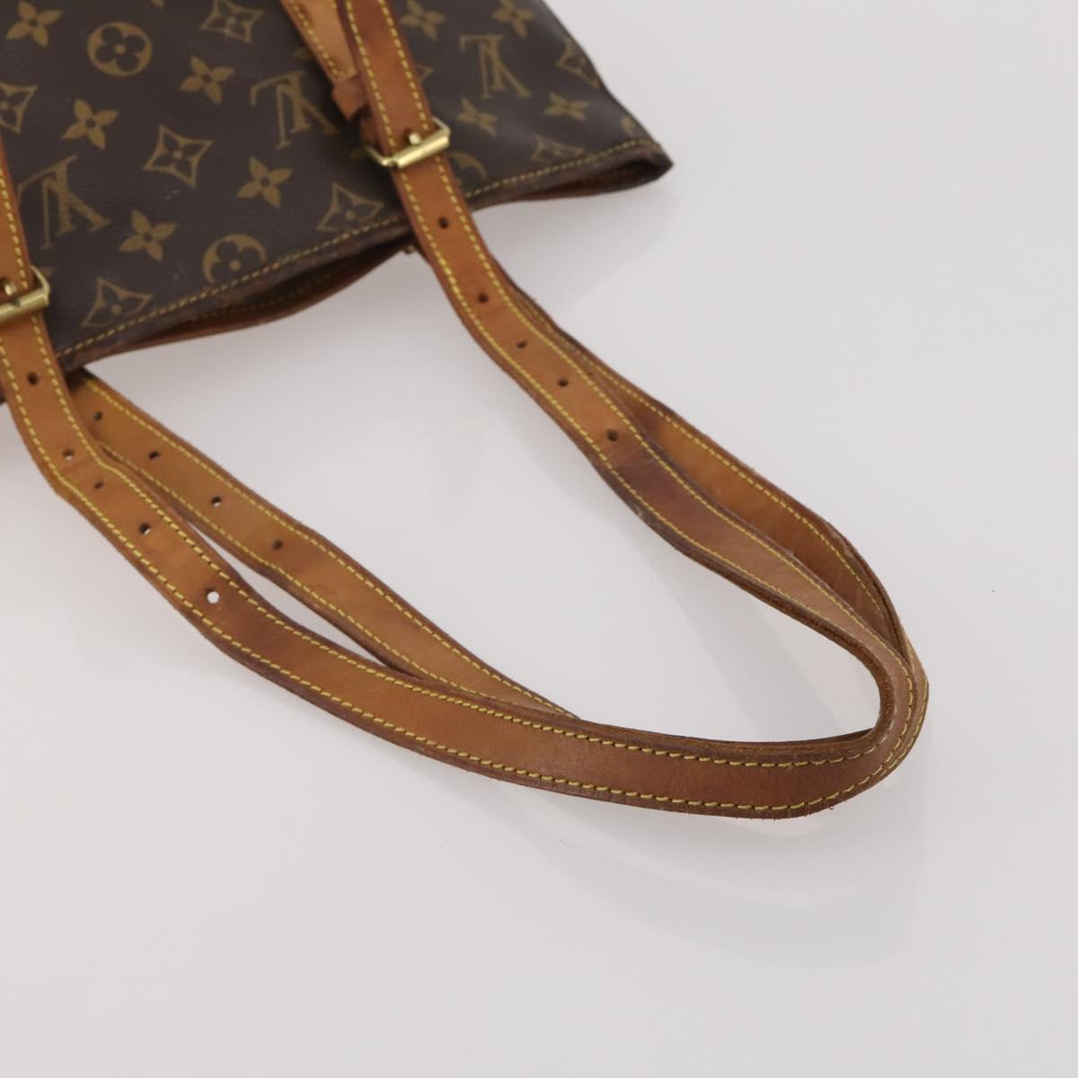 LOUIS VUITTON Monogram Bucket GM Shoulder Bag M42236 LV Auth 199819