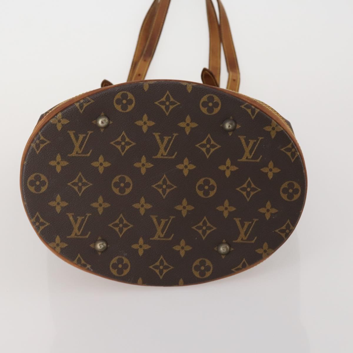 LOUIS VUITTON Monogram Bucket GM Shoulder Bag M42236 LV Auth 199819