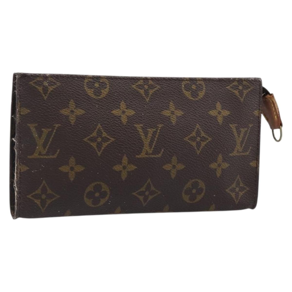 LOUIS VUITTON Monogram Bucket GM Accessory Pouch LV Auth 199820
