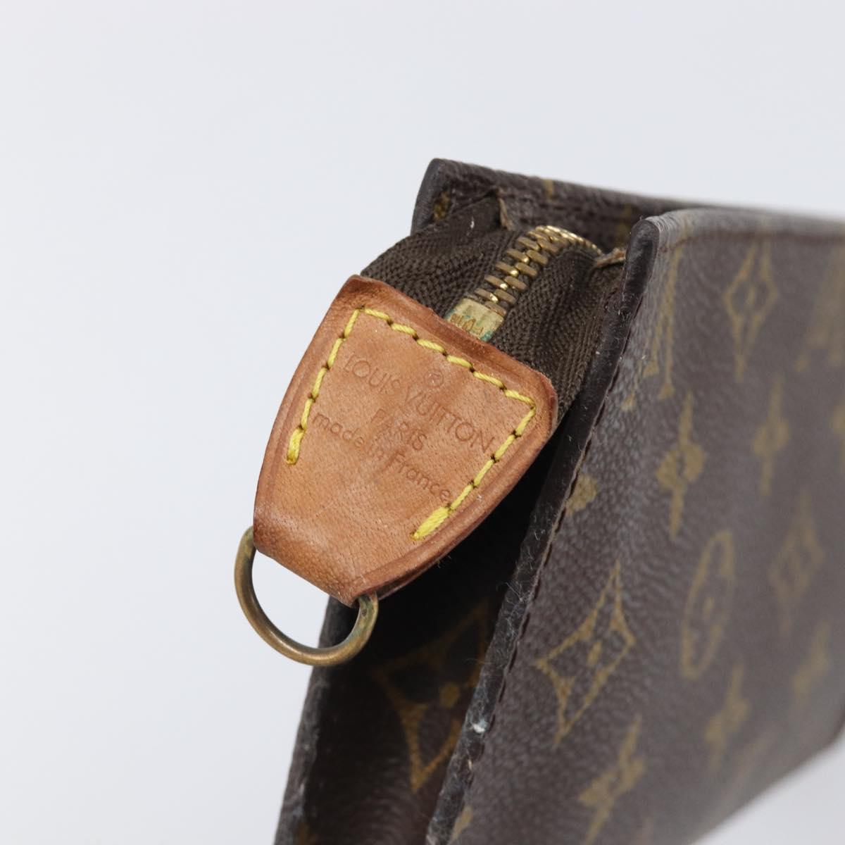 LOUIS VUITTON Monogram Bucket GM Accessory Pouch LV Auth 199821