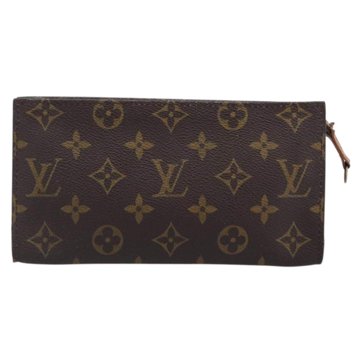 LOUIS VUITTON Monogram Bucket GM Accessory Pouch LV Auth 199821