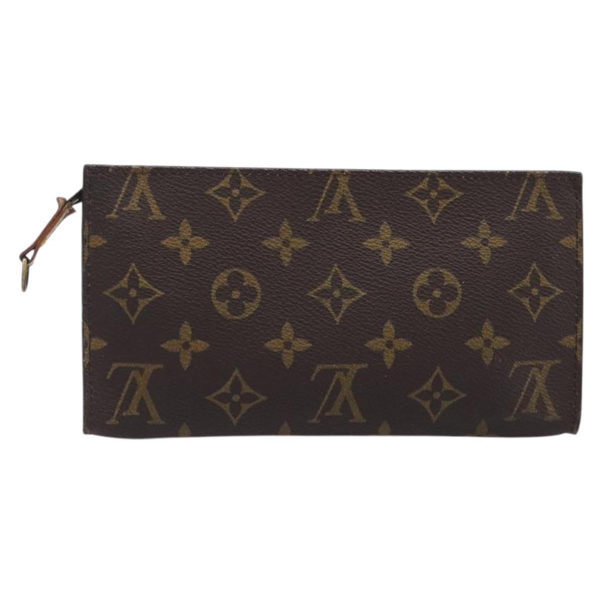 LOUIS VUITTON Monogram Bucket GM Accessory Pouch LV Auth 199821