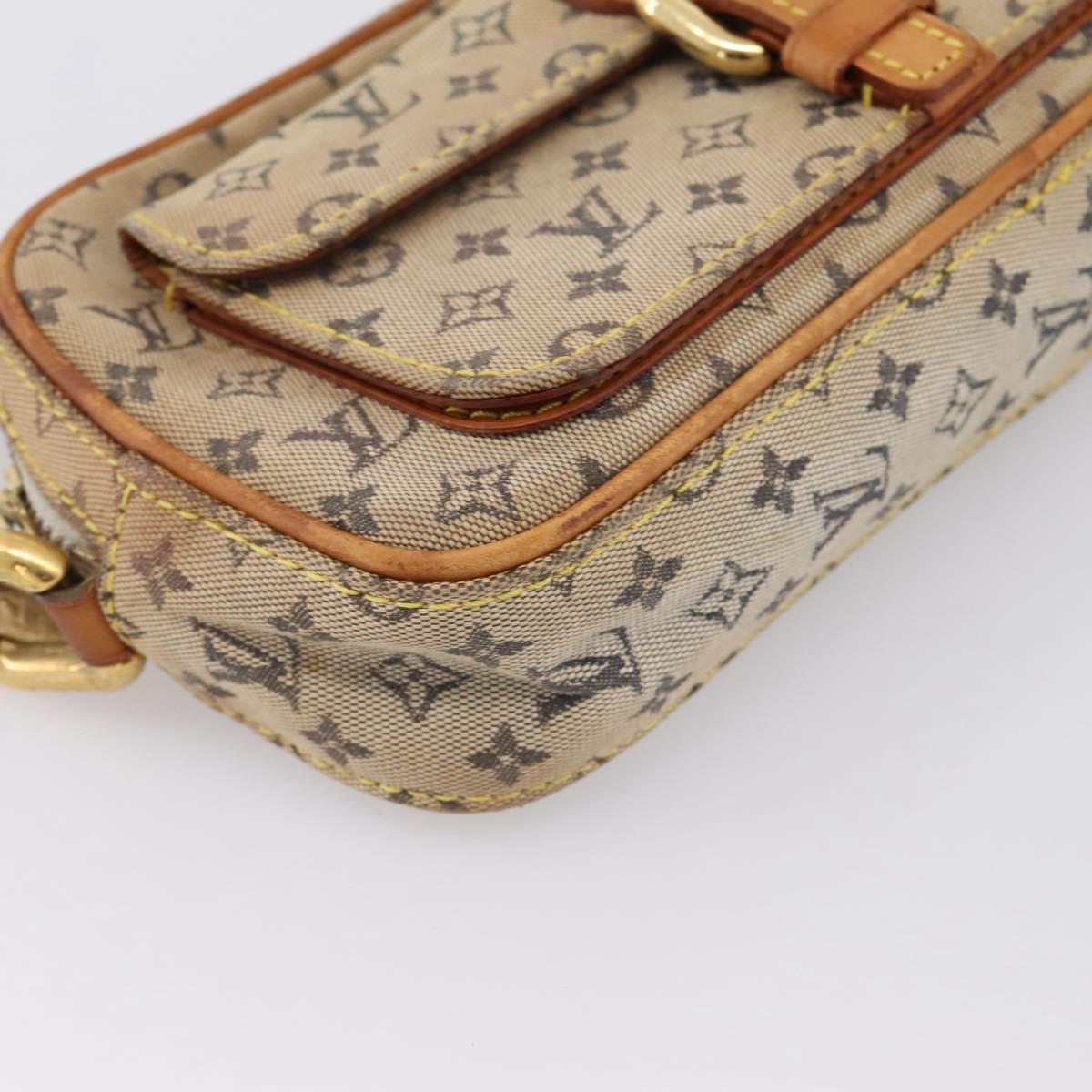 LOUIS VUITTON Monogram Mini Juliet MM Shoulder Bag Blue M92004 LV Auth 199822