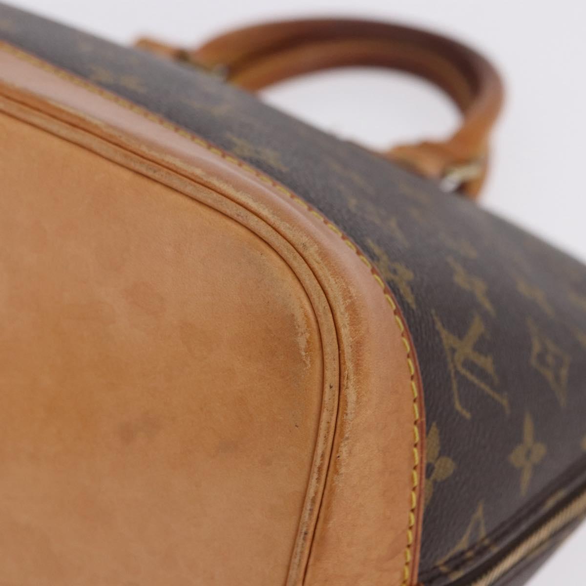 LOUIS VUITTON Monogram Alma Hand Bag M51130 LV Auth 199834A