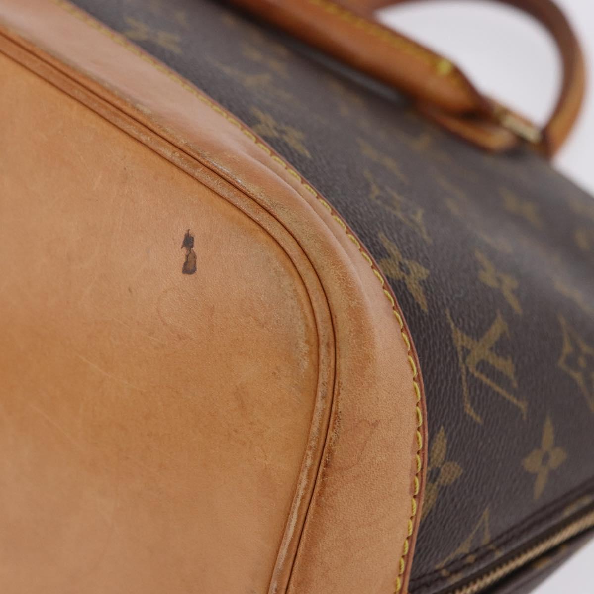 LOUIS VUITTON Monogram Alma Hand Bag M51130 LV Auth 199834A