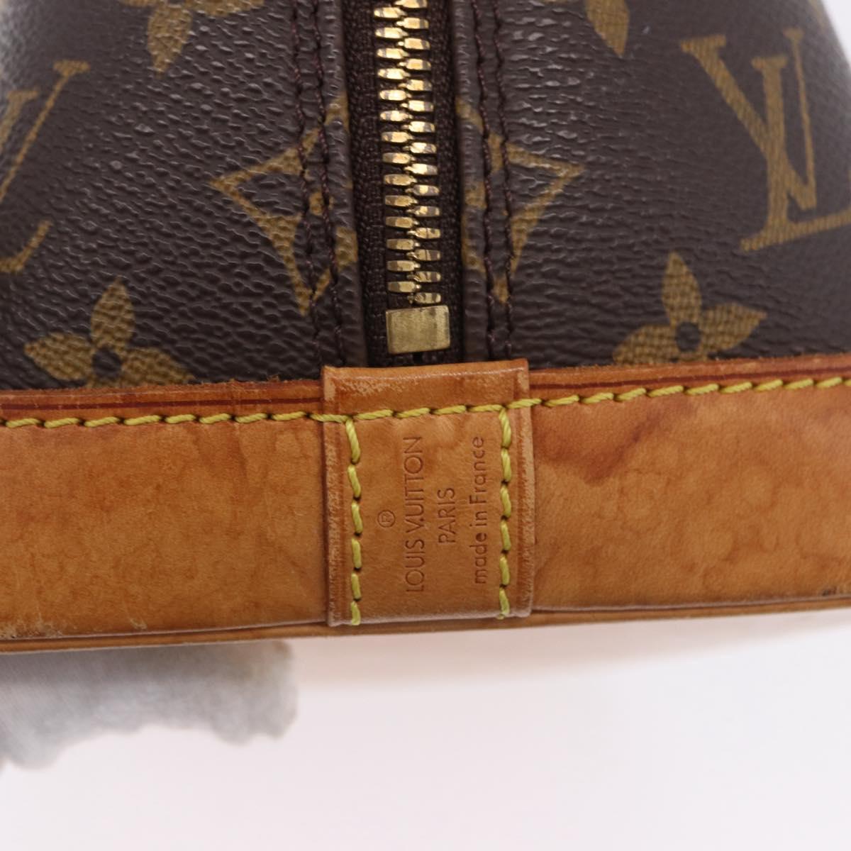 LOUIS VUITTON Monogram Alma Hand Bag M51130 LV Auth 199834A