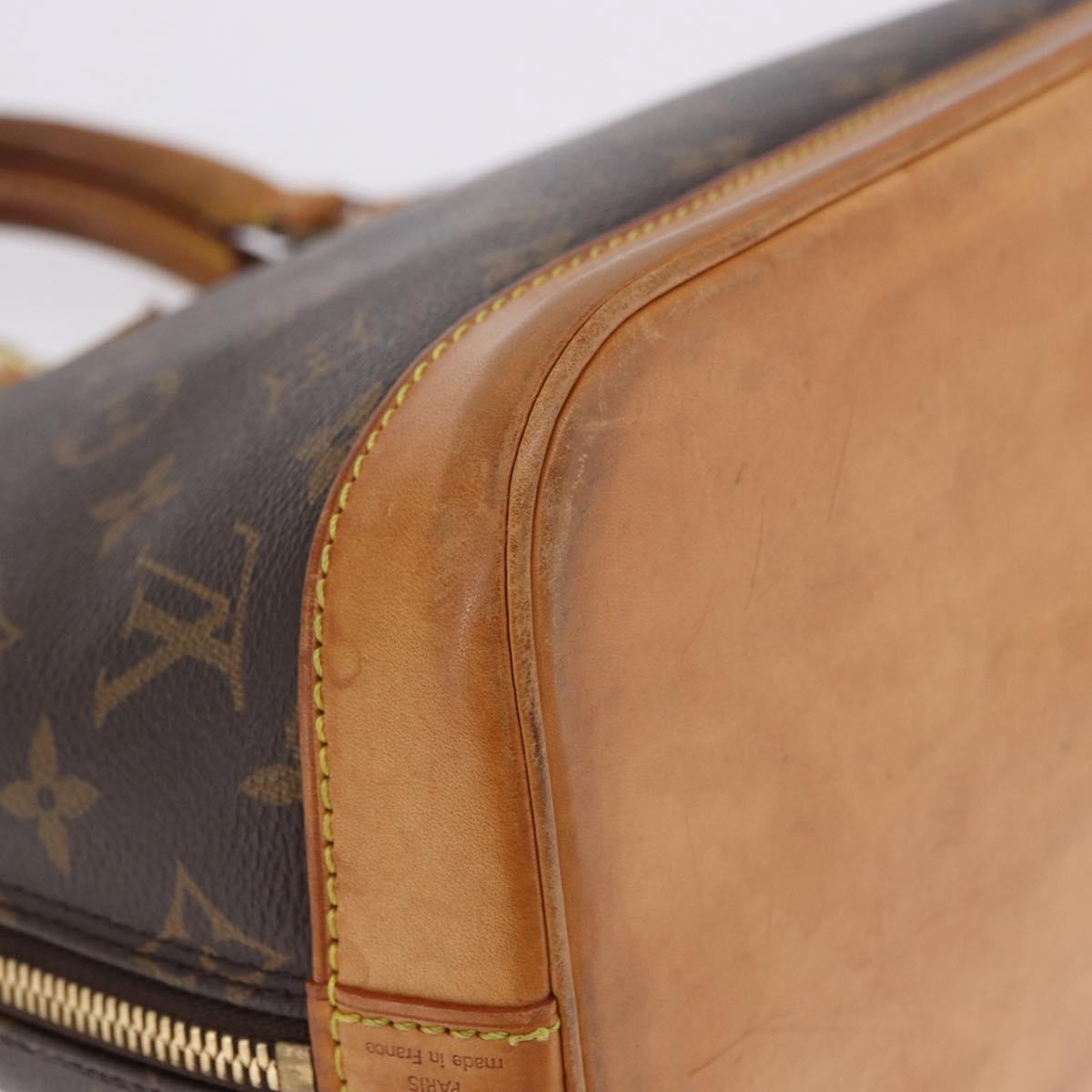 LOUIS VUITTON Monogram Alma Hand Bag M51130 LV Auth 199838