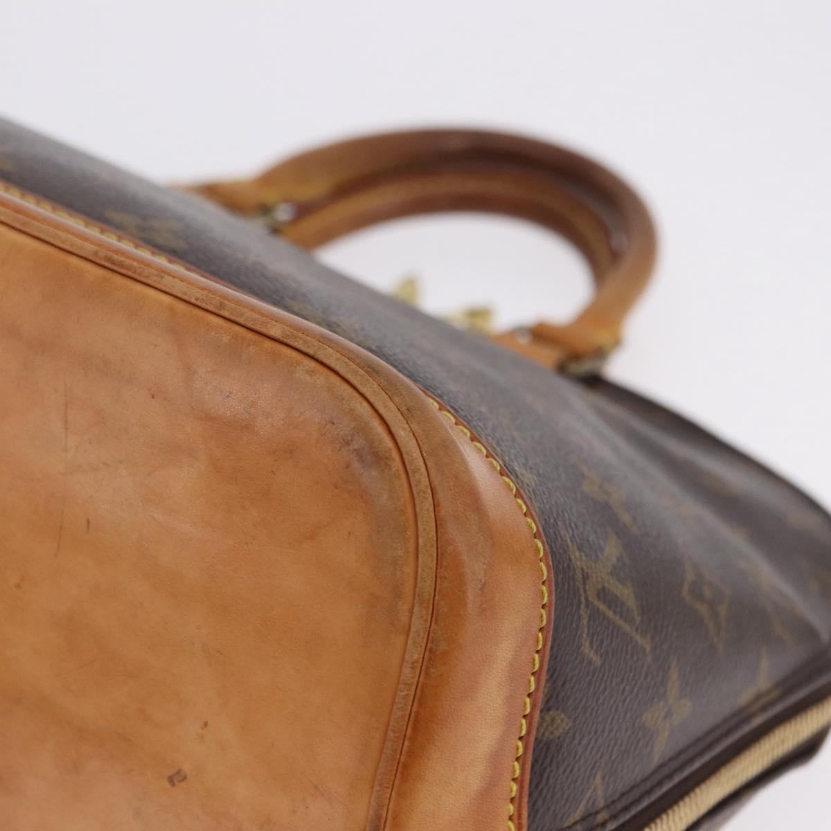 LOUIS VUITTON Monogram Alma Hand Bag M51130 LV Auth 199838