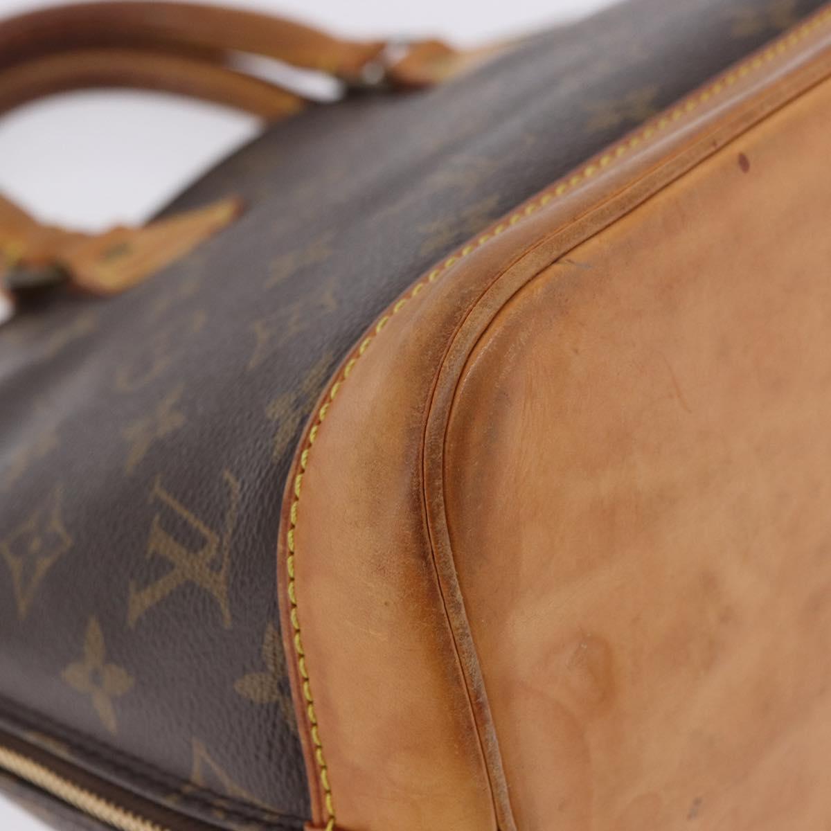 LOUIS VUITTON Monogram Alma Hand Bag M51130 LV Auth 199838