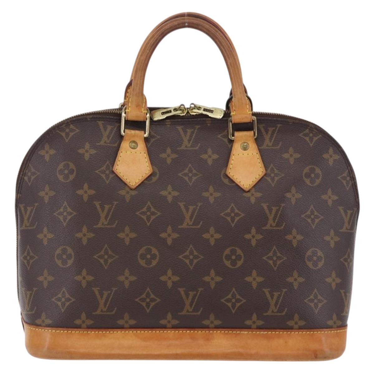 LOUIS VUITTON Monogram Alma Hand Bag M51130 LV Auth 199838