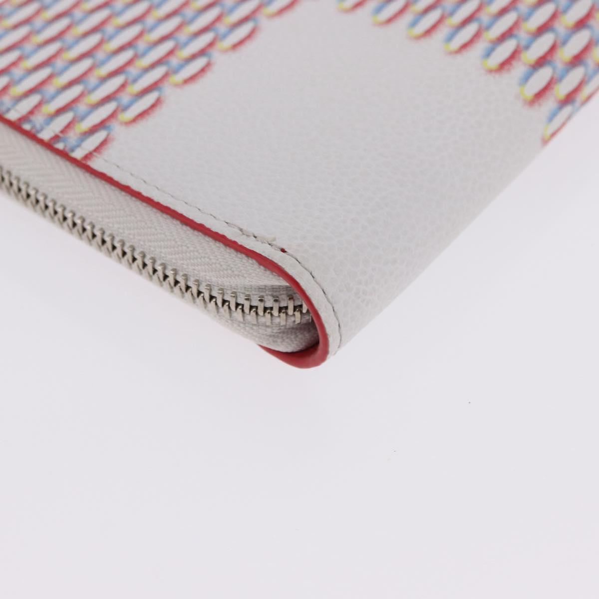 LOUIS VUITTON Damier Damier Spray Zippy Wallet Vertical M81403 LV Auth 199847M