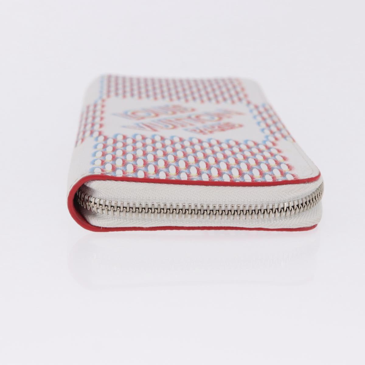 LOUIS VUITTON Damier Damier Spray Zippy Wallet Vertical M81403 LV Auth 199847M