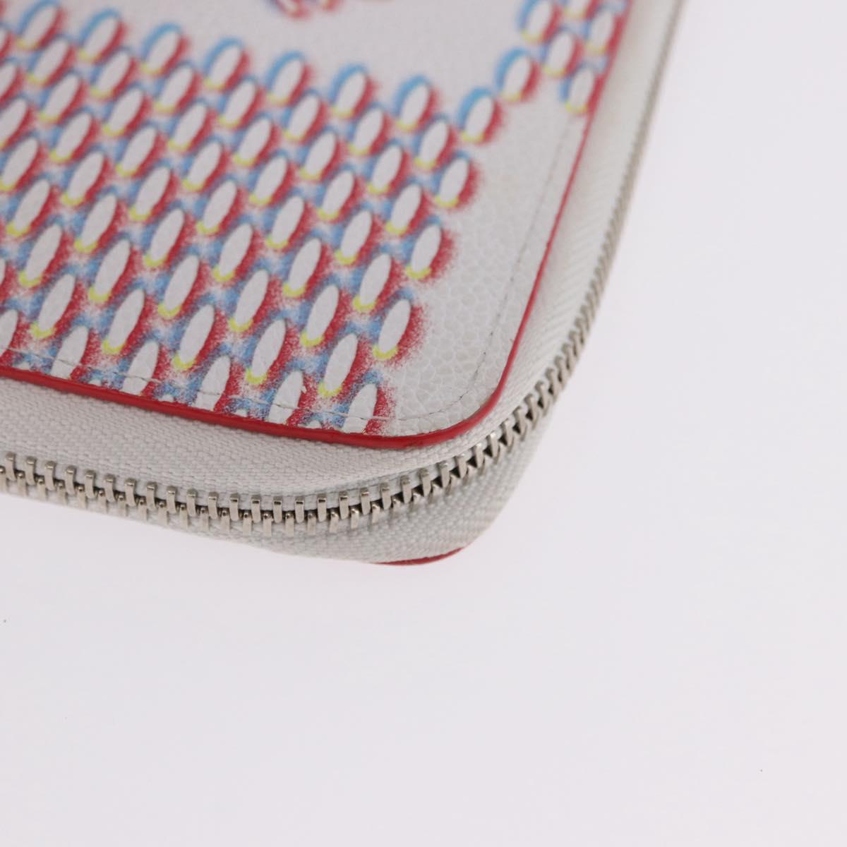 LOUIS VUITTON Damier Damier Spray Zippy Wallet Vertical M81403 LV Auth 199847M