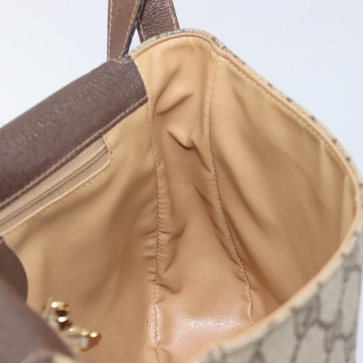 GUCCI GG Supreme Shoulder Bag PVC Beige Gold 001 115 6425 9411 Auth 199858