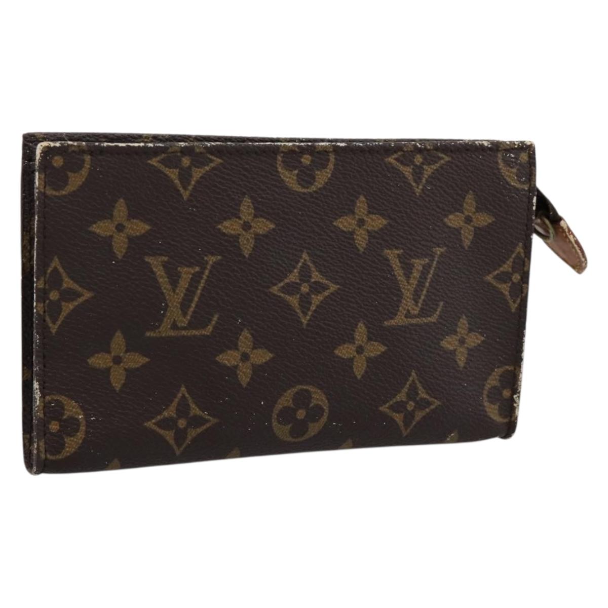 LOUIS VUITTON Monogram Bucket PM Accessory Pouch LV Auth 199862