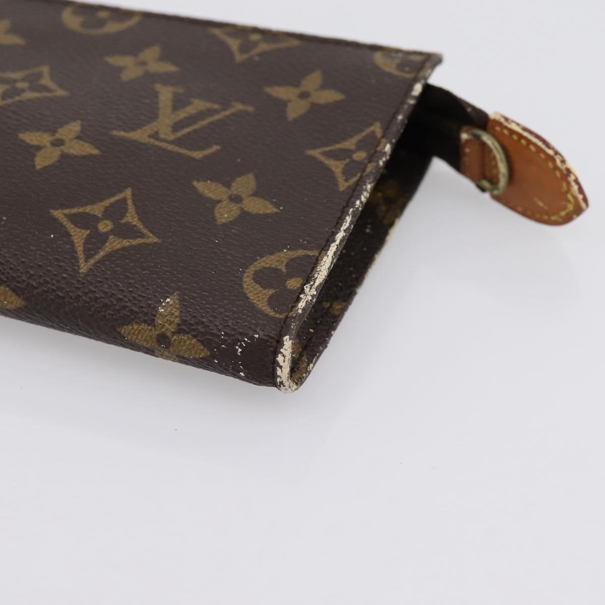 LOUIS VUITTON Monogram Bucket PM Accessory Pouch LV Auth 199862