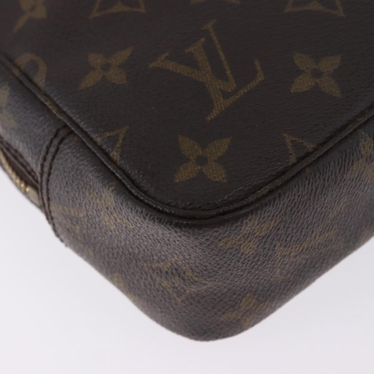 LOUIS VUITTON Monogram Trousse Toilette 23 Clutch Bag M47524 LV Auth 199867