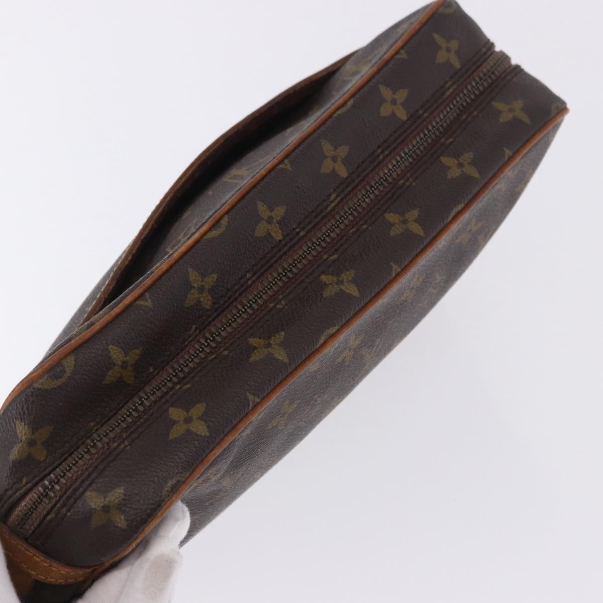 LOUIS VUITTON Monogram Compiegne 28 Clutch Bag M51845 LV Auth 199868