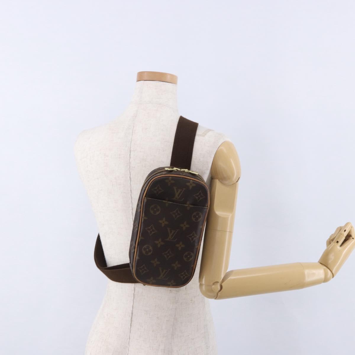 LOUIS VUITTON Monogram Pochette Gange Shoulder Bag M51870 LV Auth 199869A