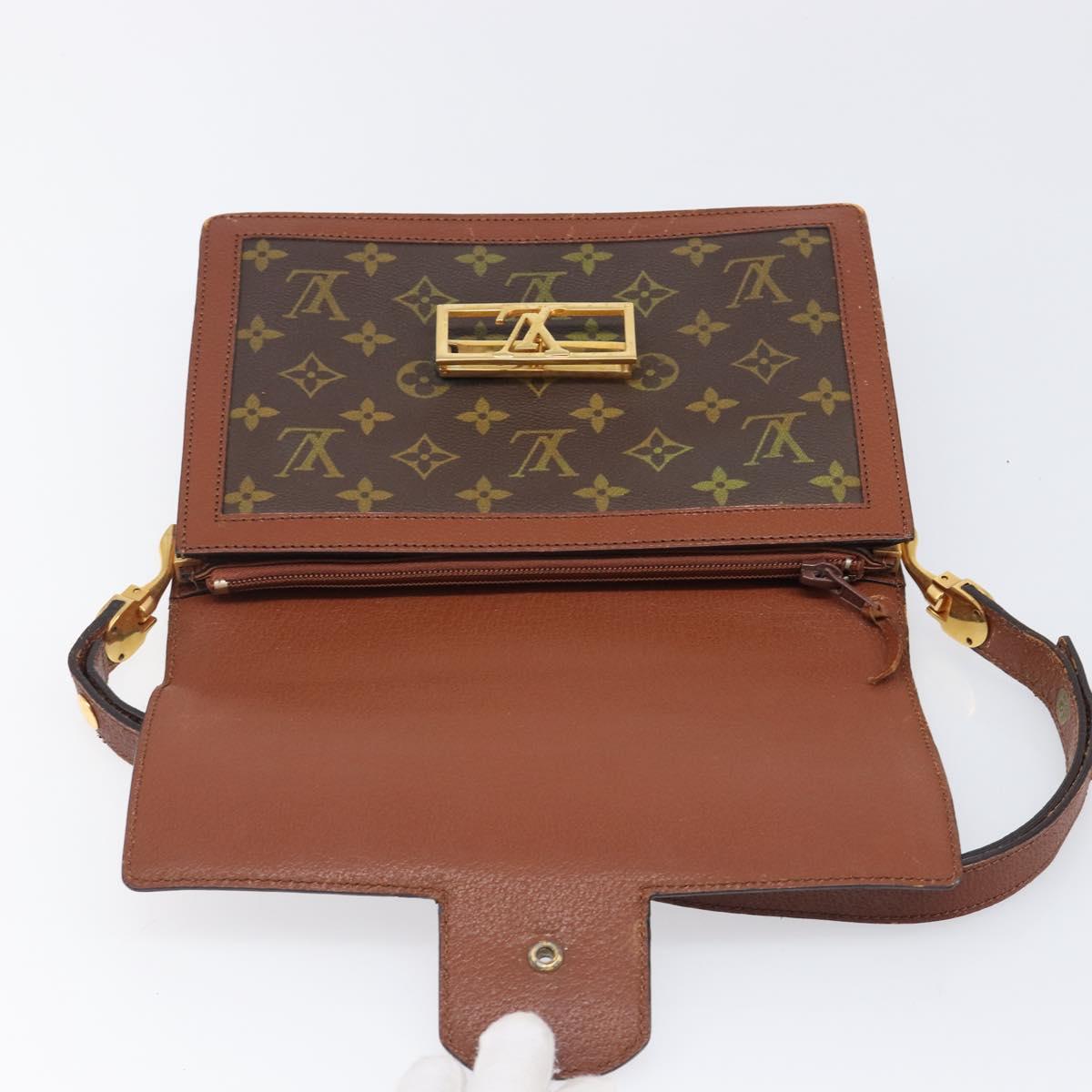 LOUIS VUITTON Monogram Dauphines Shoulder Bag No.203 LV Auth 199877A