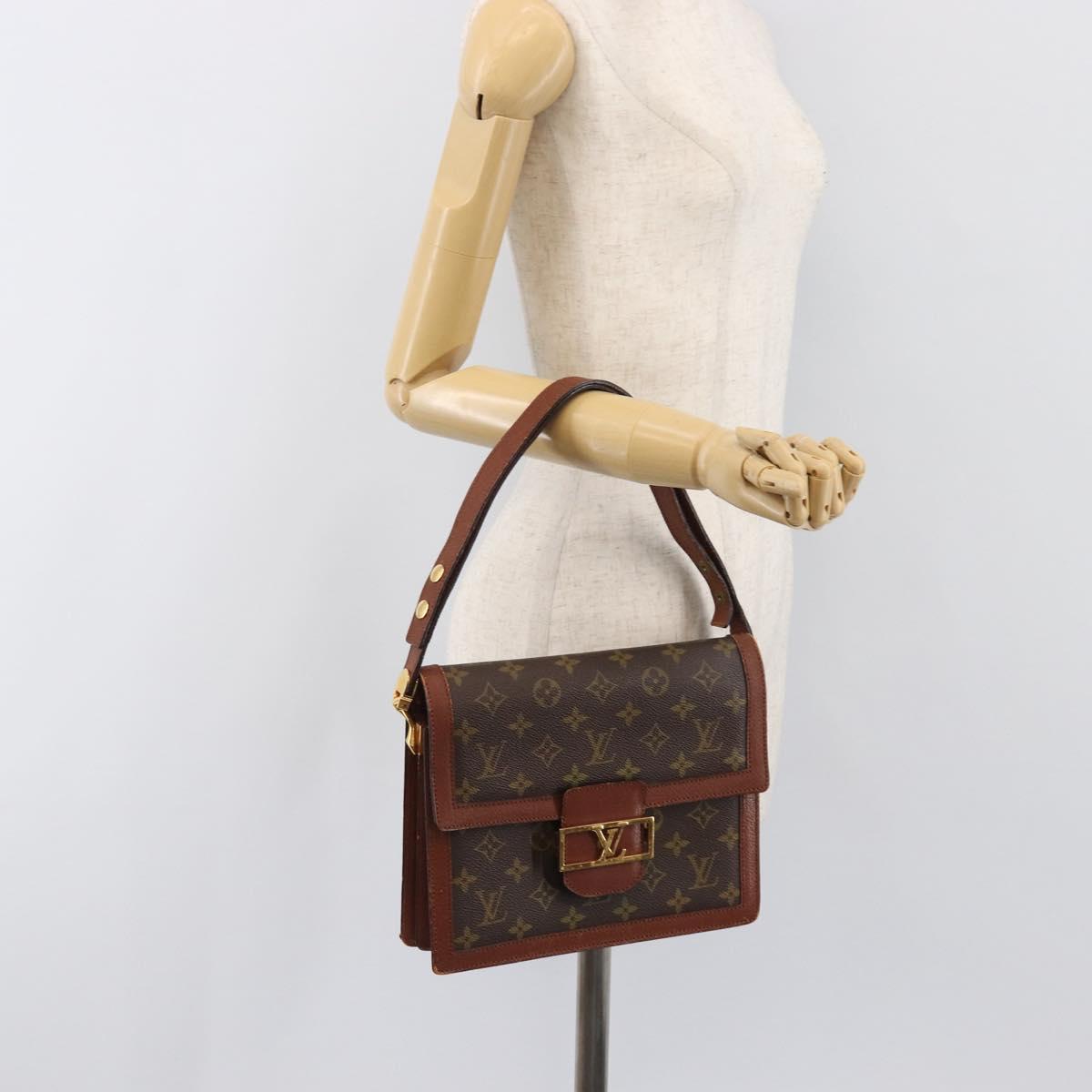 LOUIS VUITTON Monogram Dauphines Shoulder Bag No.203 LV Auth 199877A