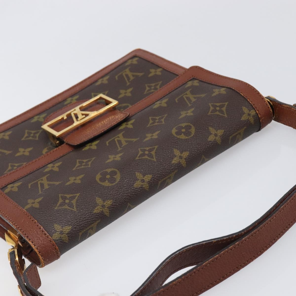 LOUIS VUITTON Monogram Dauphines Shoulder Bag No.203 LV Auth 199877A