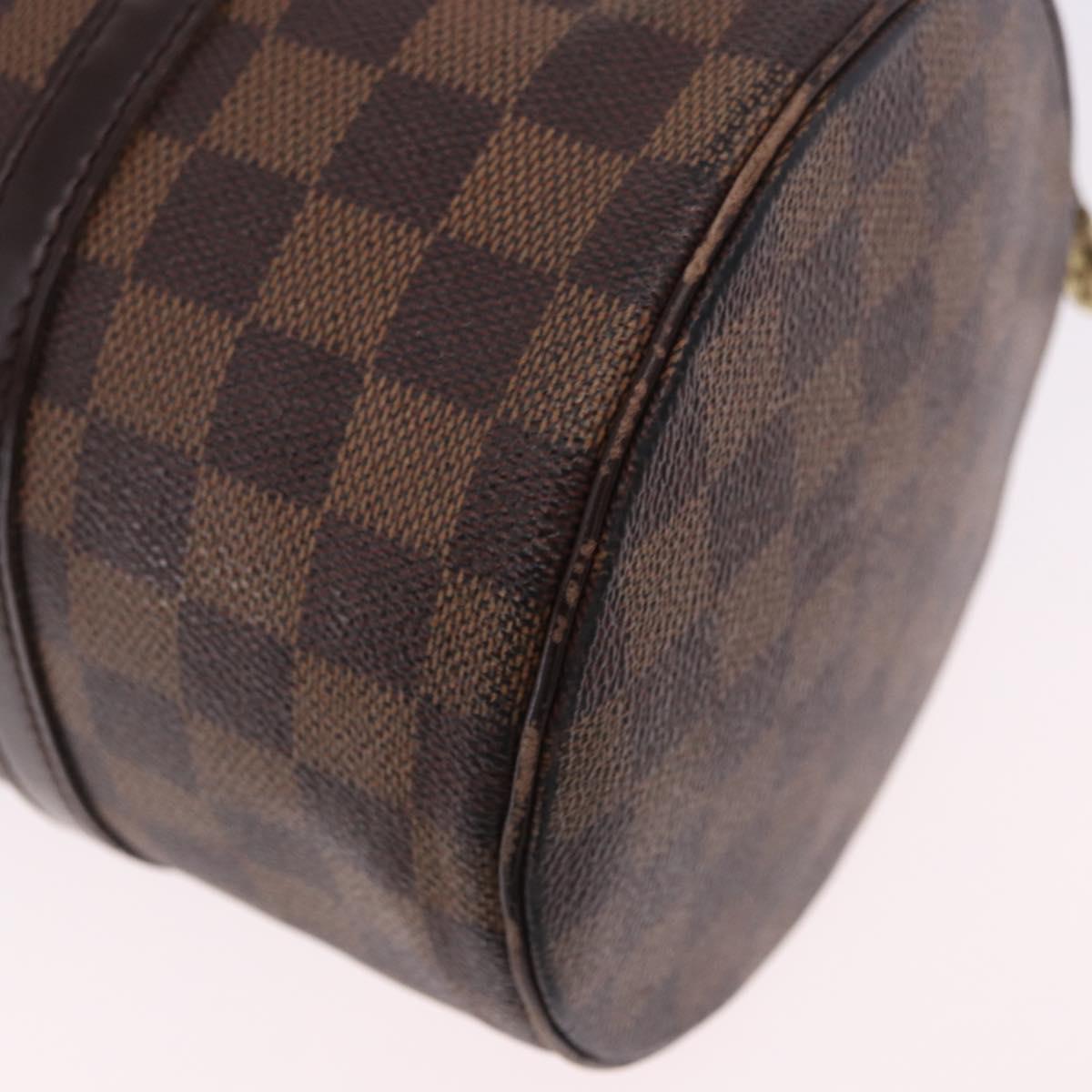 LOUIS VUITTON Damier Ebene Papillon 30 Hand Bag N51303 LV Auth 199884