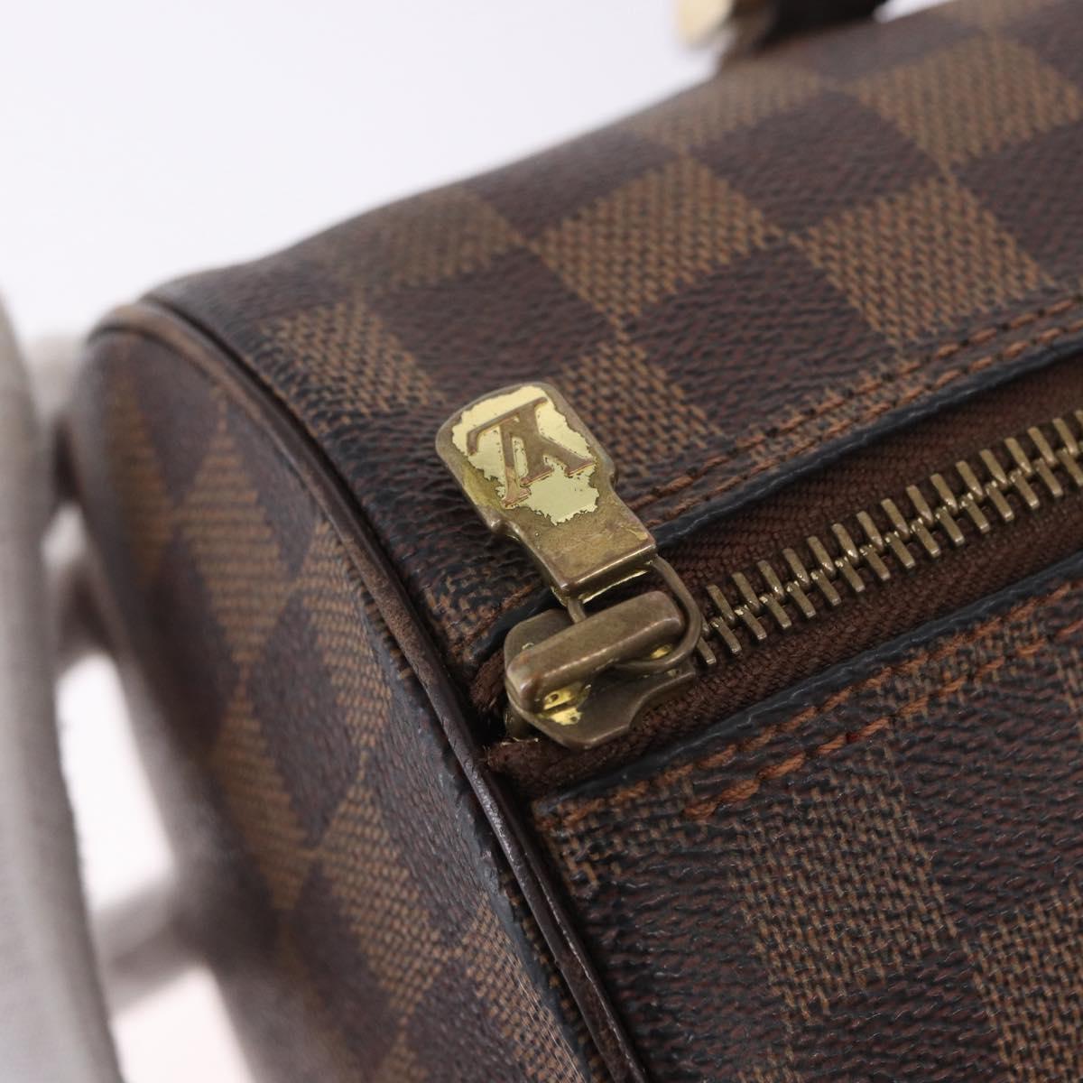 LOUIS VUITTON Damier Ebene Papillon 30 Hand Bag N51303 LV Auth 199884