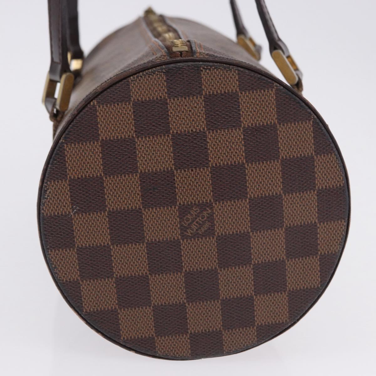 LOUIS VUITTON Damier Ebene Papillon 30 Hand Bag N51303 LV Auth 199884