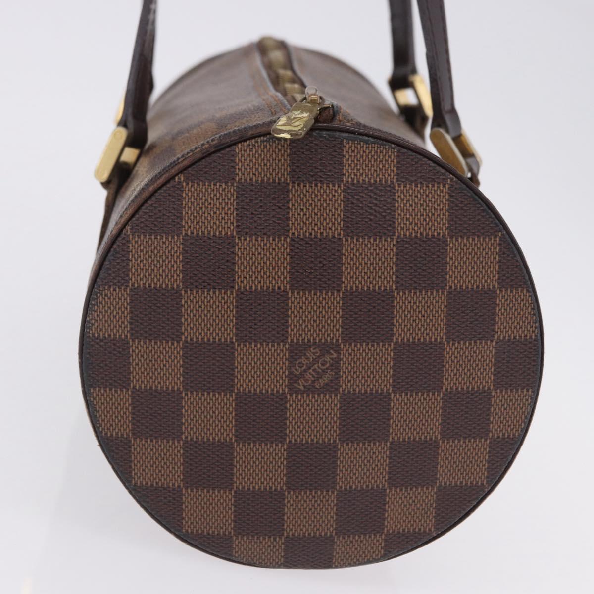 LOUIS VUITTON Damier Ebene Papillon 30 Hand Bag N51303 LV Auth 199884