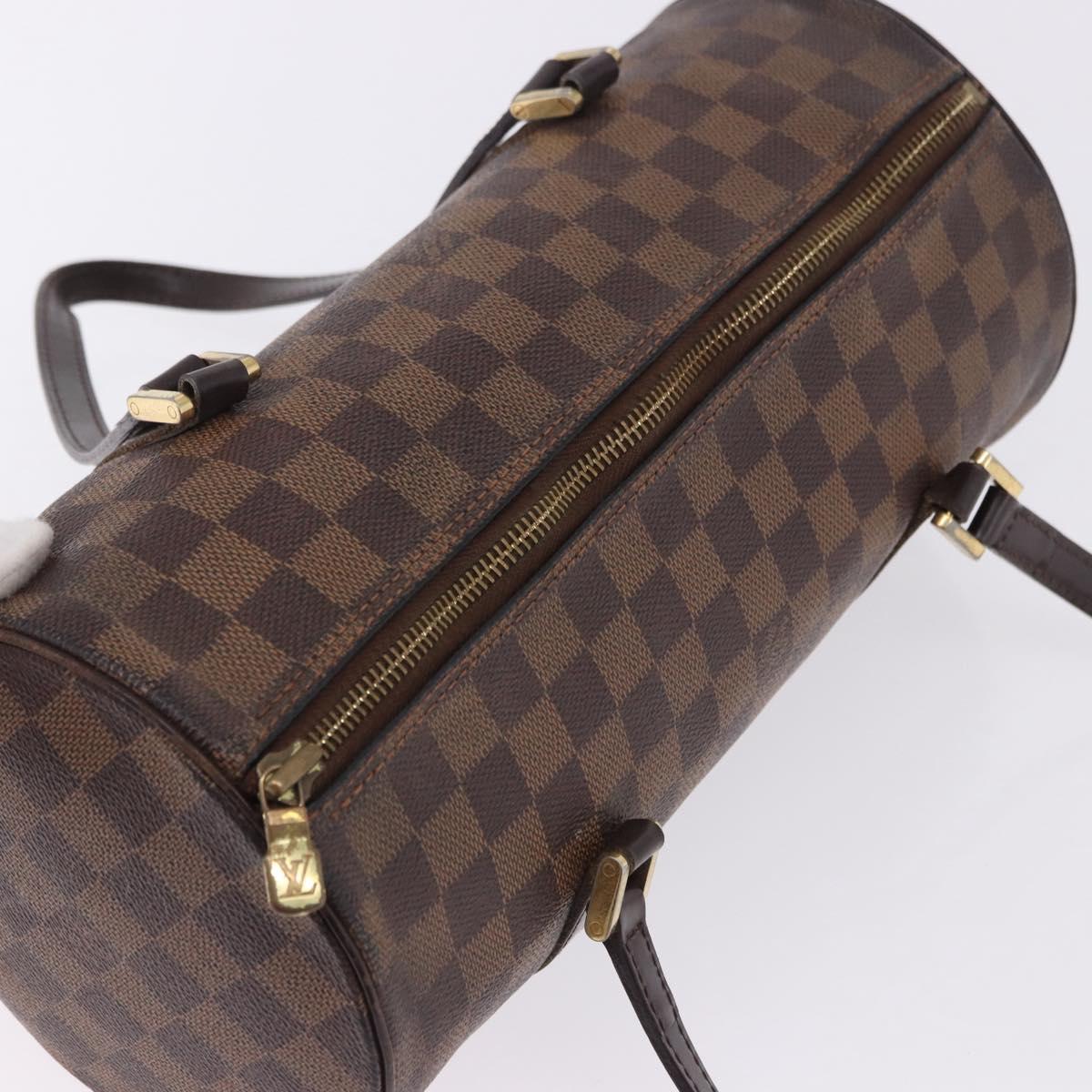 LOUIS VUITTON Damier Ebene Papillon 30 Hand Bag N51303 LV Auth 199884