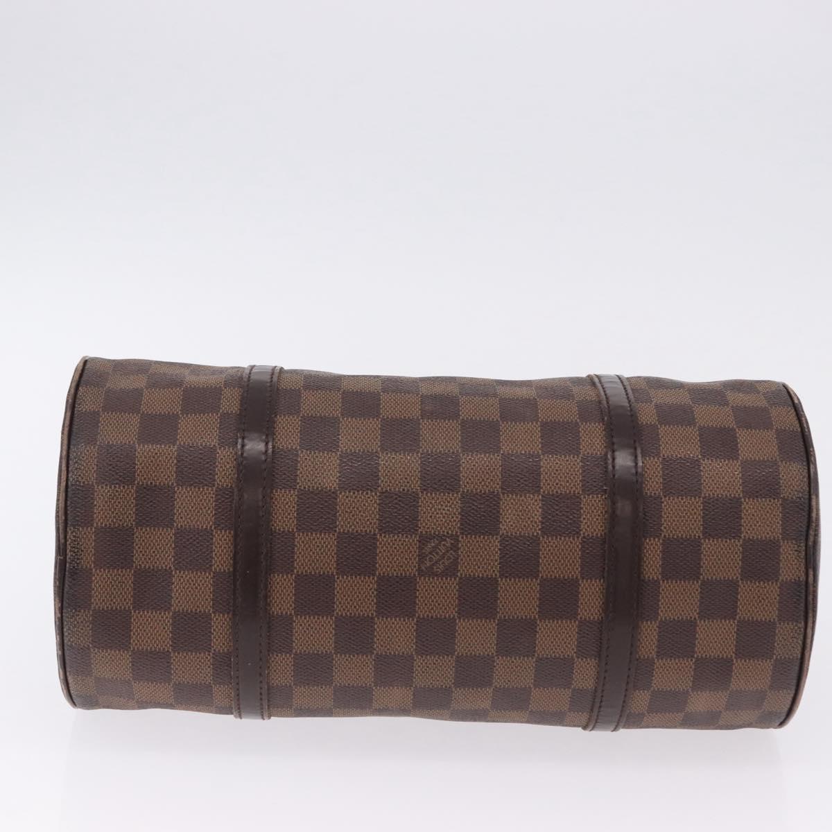 LOUIS VUITTON Damier Ebene Papillon 30 Hand Bag N51303 LV Auth 199884