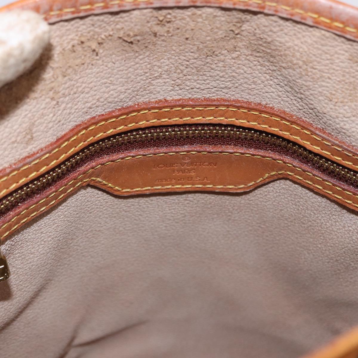 LOUIS VUITTON Monogram Bucket PM Shoulder Bag M42238 LV Auth 199887