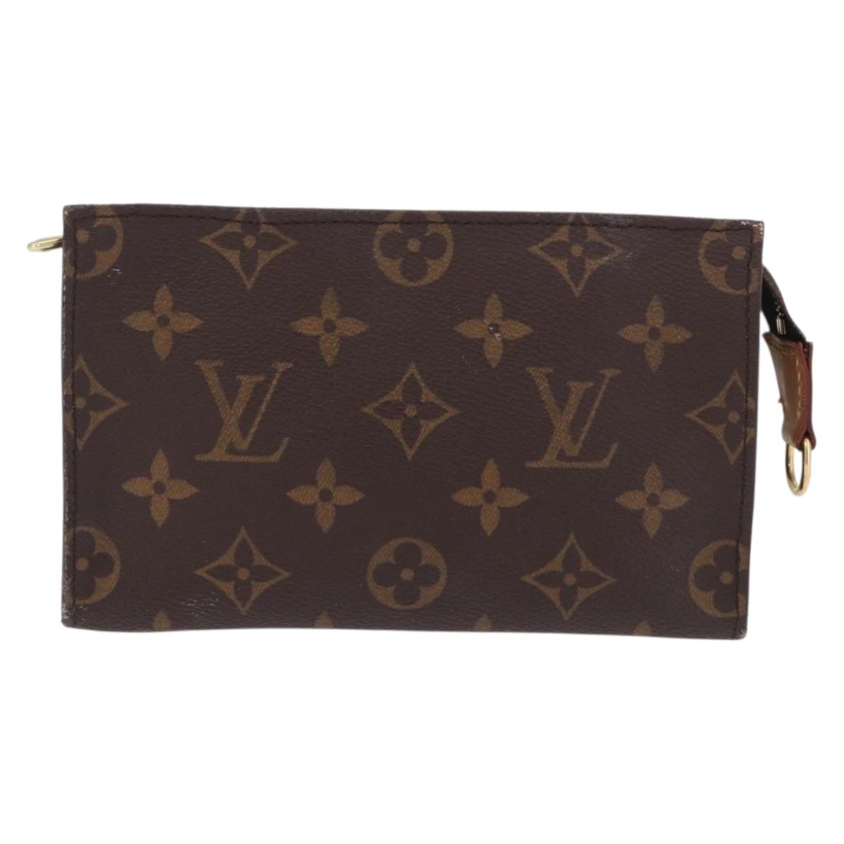 LOUIS VUITTON Monogram Bucket PM Accessory Pouch LV Auth 199888