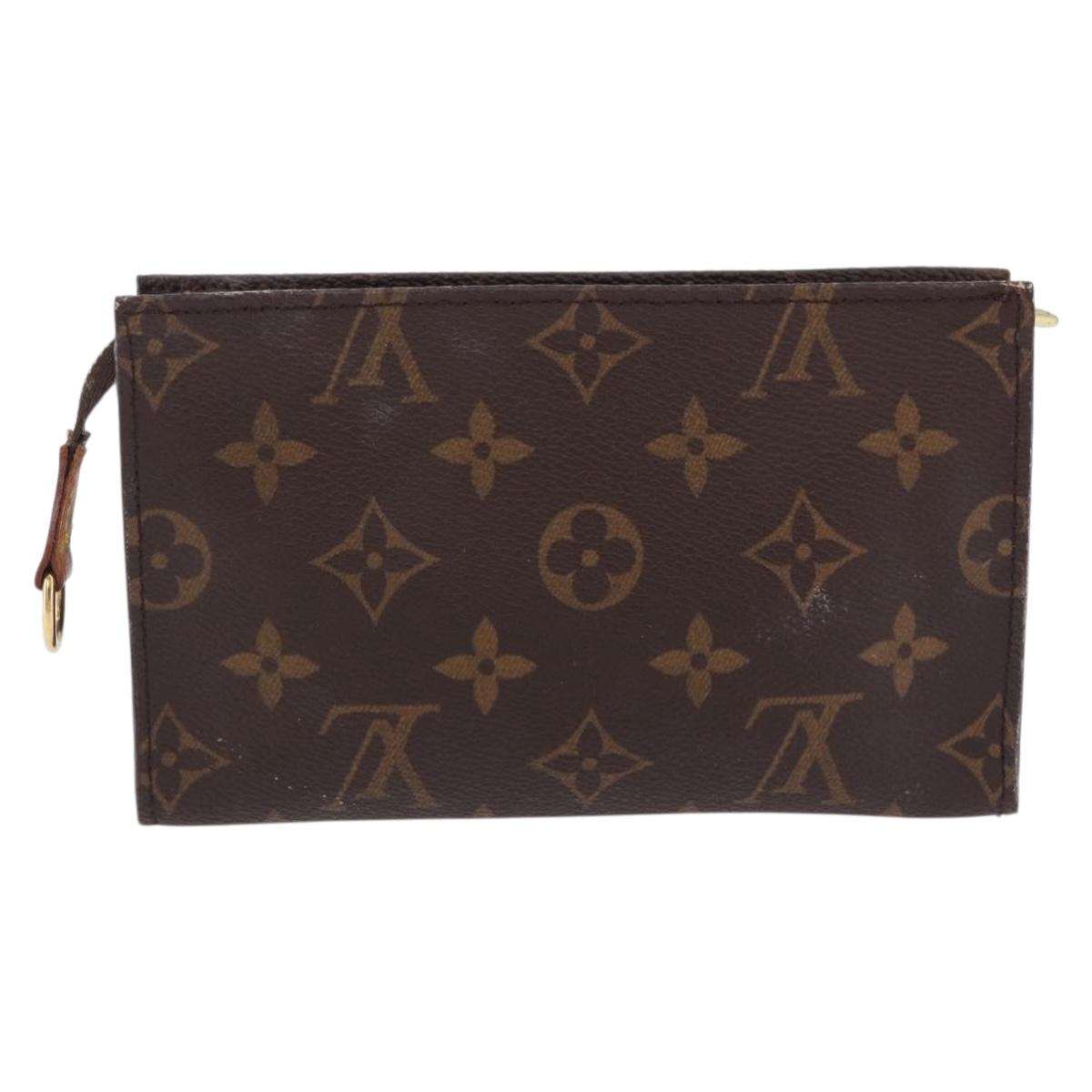 LOUIS VUITTON Monogram Bucket PM Accessory Pouch LV Auth 199888