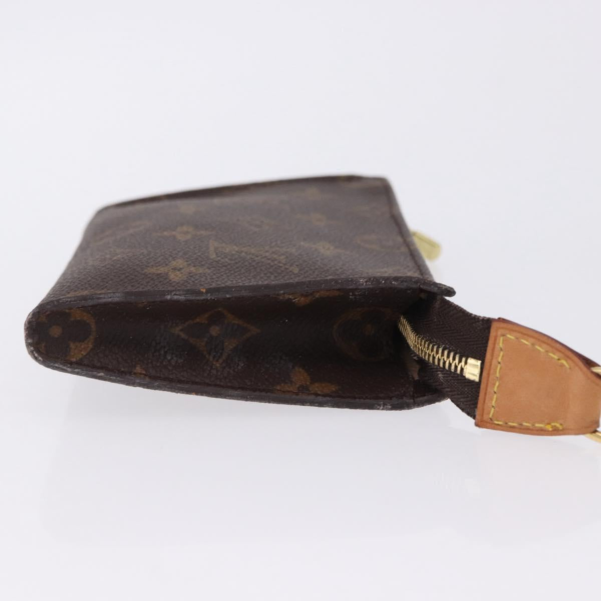 LOUIS VUITTON Monogram Bucket PM Accessory Pouch LV Auth 199888
