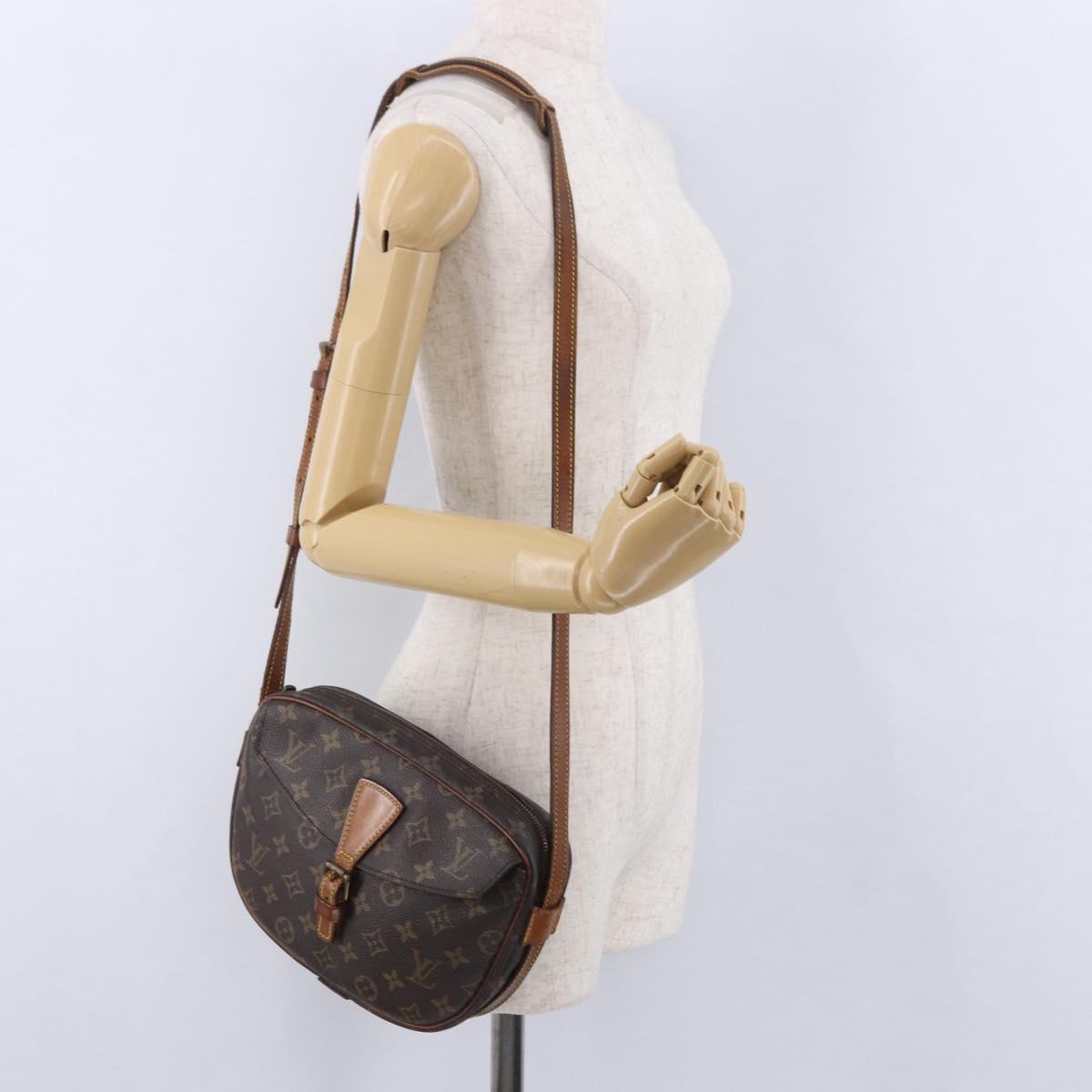 LOUIS VUITTON Monogram Jeune Fille MM Shoulder Bag M51226 LV Auth 199889
