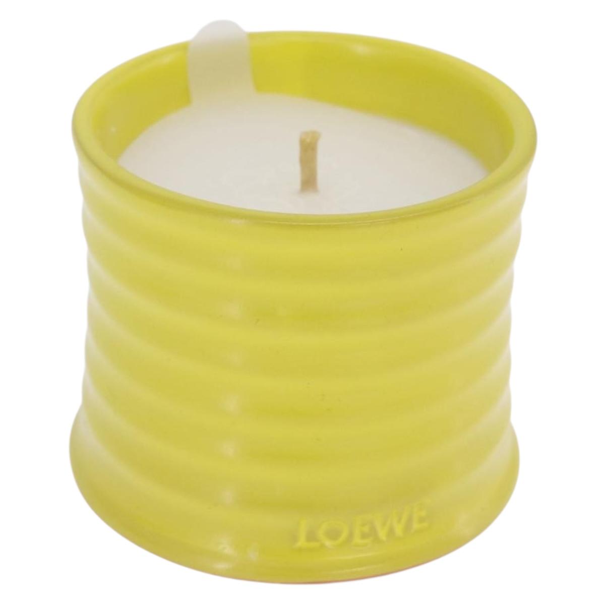 LOEWE Honeysuckle Candle Pottery Yellow Auth 199893V