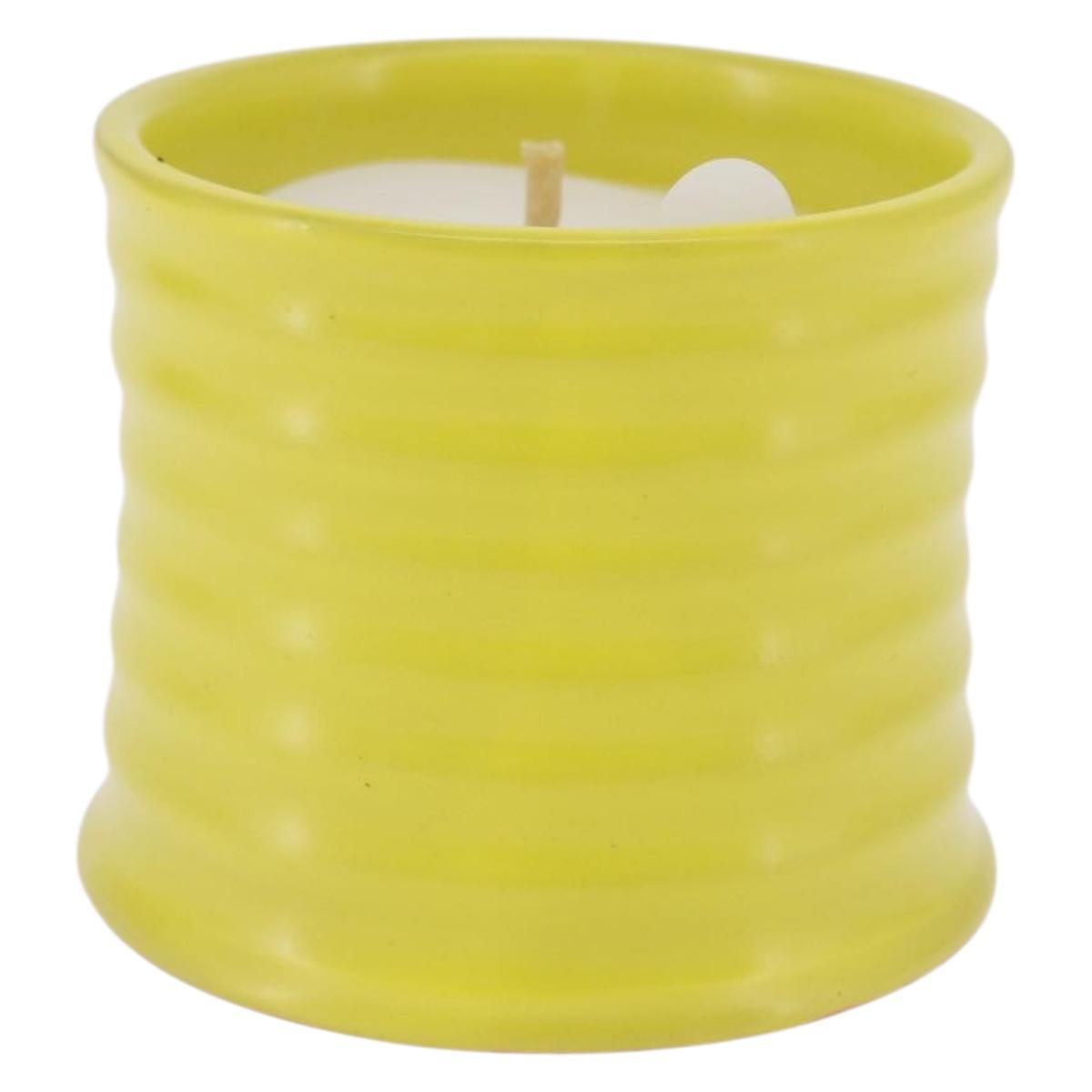 LOEWE Honeysuckle Candle Pottery Yellow Auth 199893V