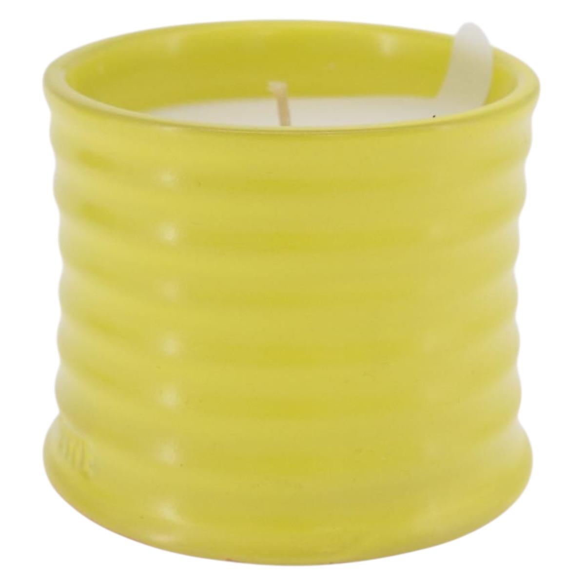 LOEWE Honeysuckle Candle Pottery Yellow Auth 199893V