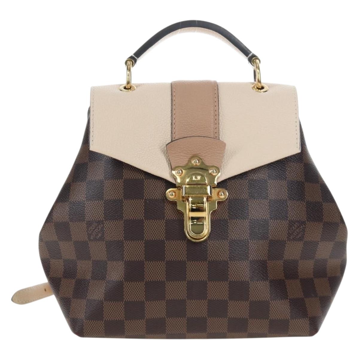 LOUIS VUITTON Damier Ebene Clapton Backpack N42259 LV Auth 199897M