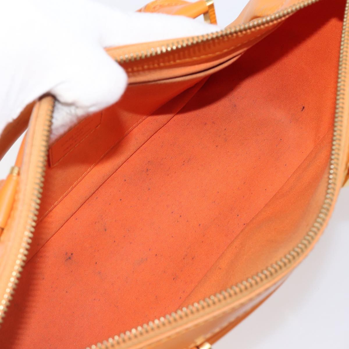 LOUIS VUITTON Epi Danura PM Bag 2way Orange Mandarin M5891H LV Auth 199900A