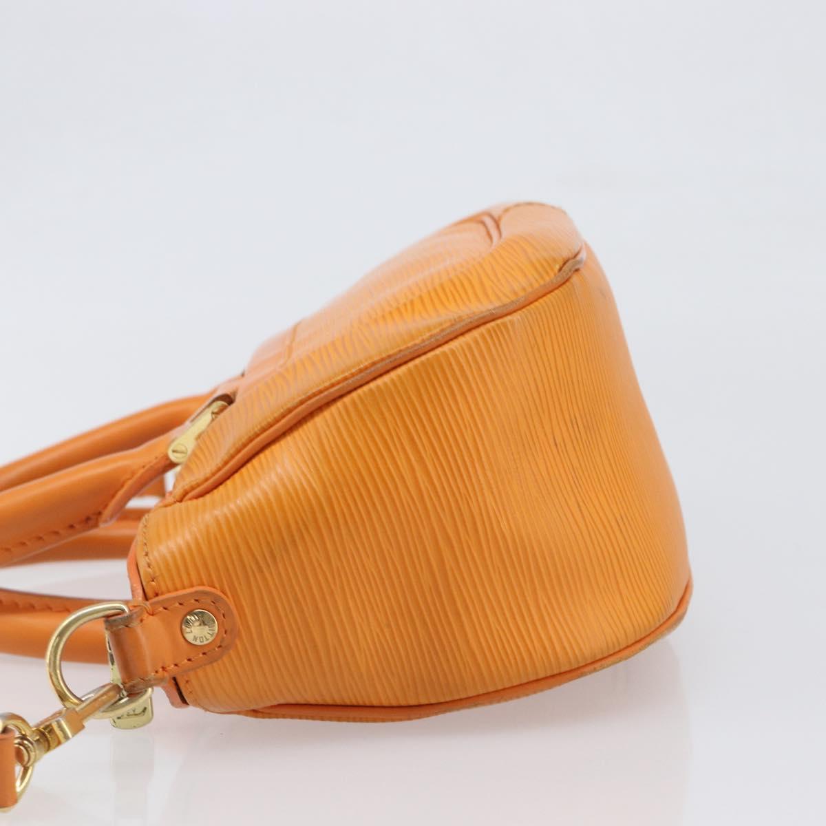 LOUIS VUITTON Epi Danura PM Bag 2way Orange Mandarin M5891H LV Auth 199900A