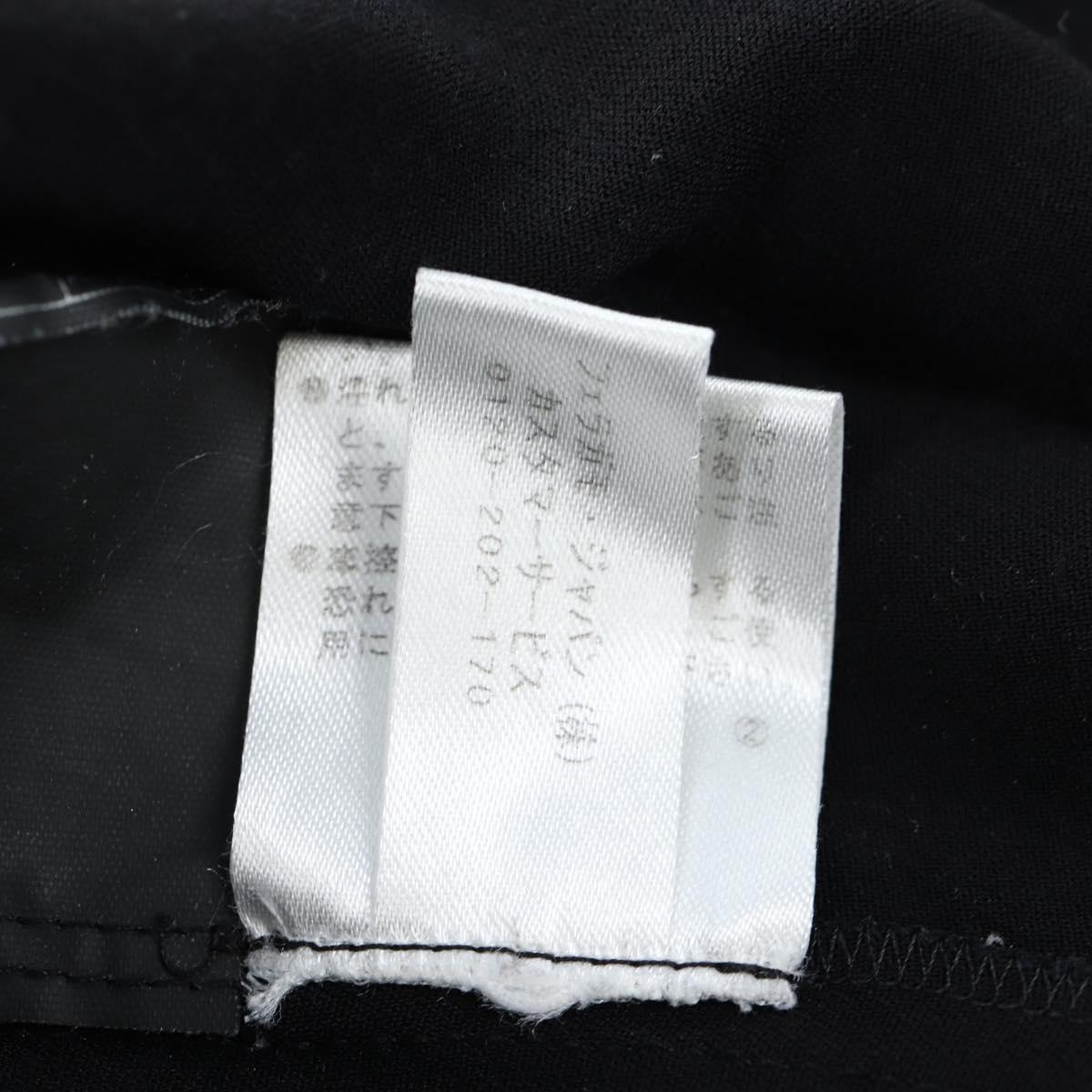 Salvatore Ferragamo One Piece Shirt Rayon 38 Black Auth 199904V