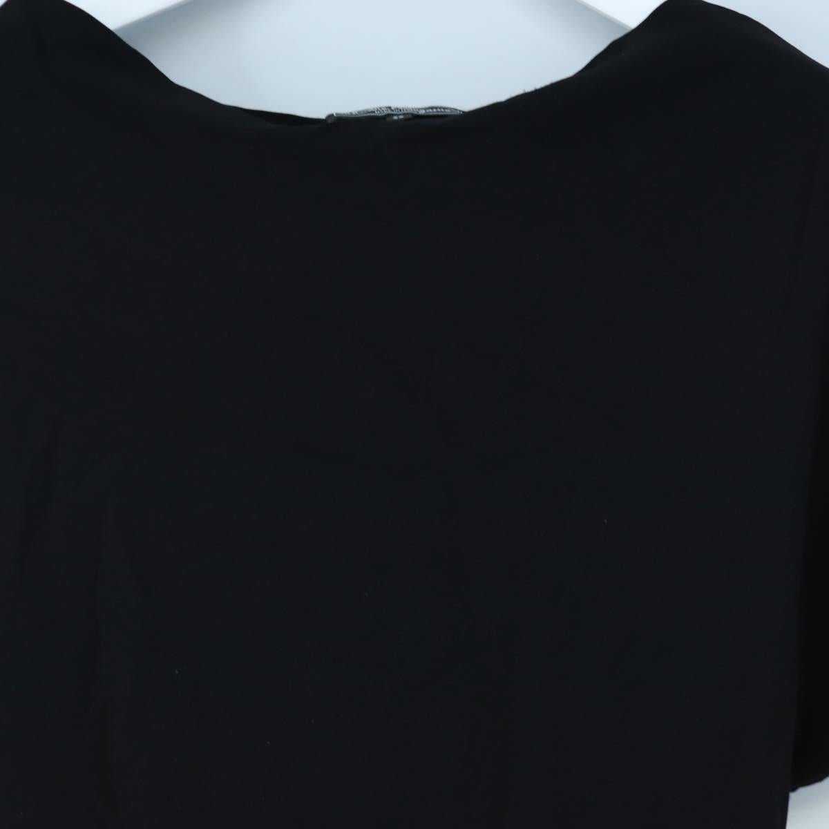 Salvatore Ferragamo One Piece Shirt Rayon 38 Black Auth 199904V