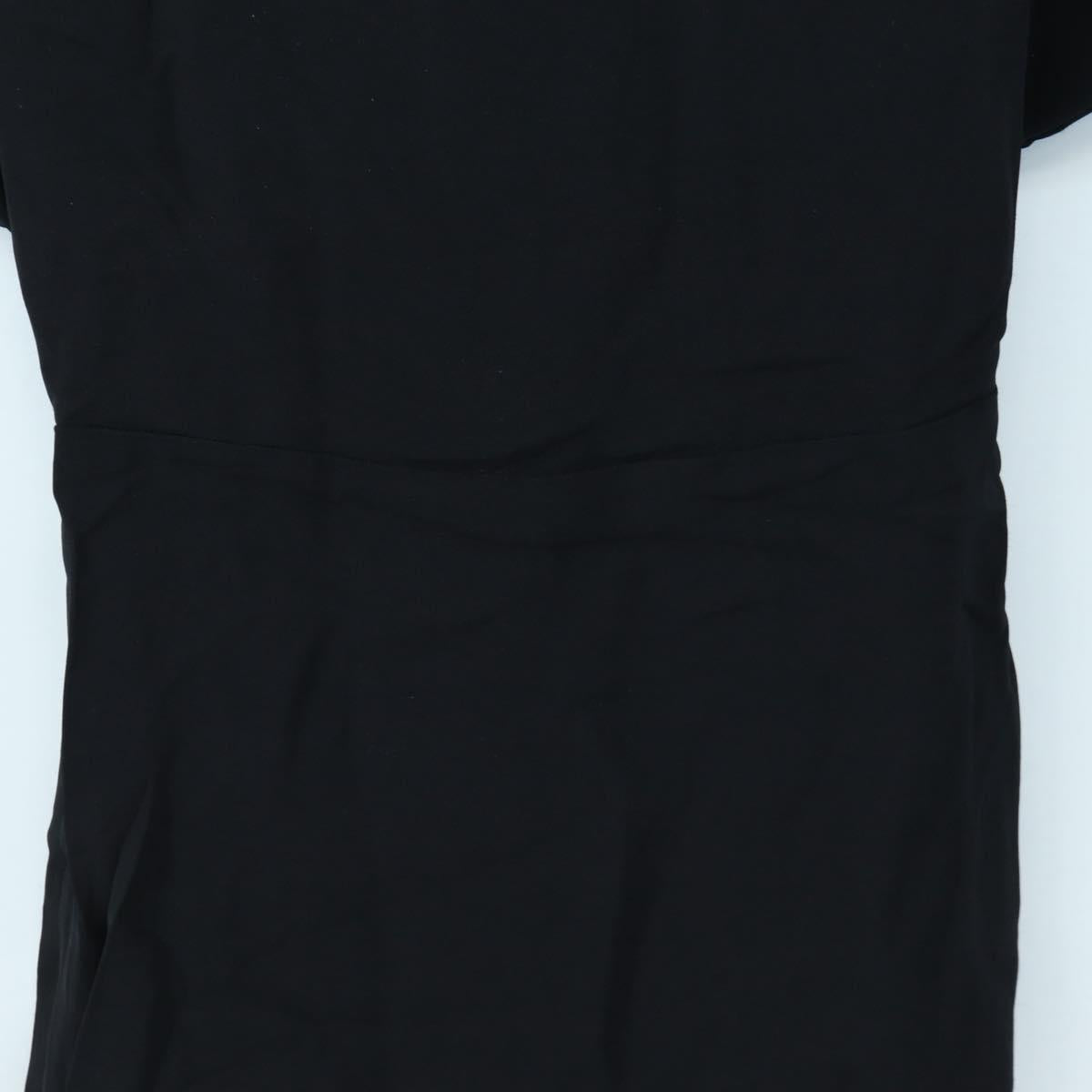 Salvatore Ferragamo One Piece Shirt Rayon 38 Black Auth 199904V