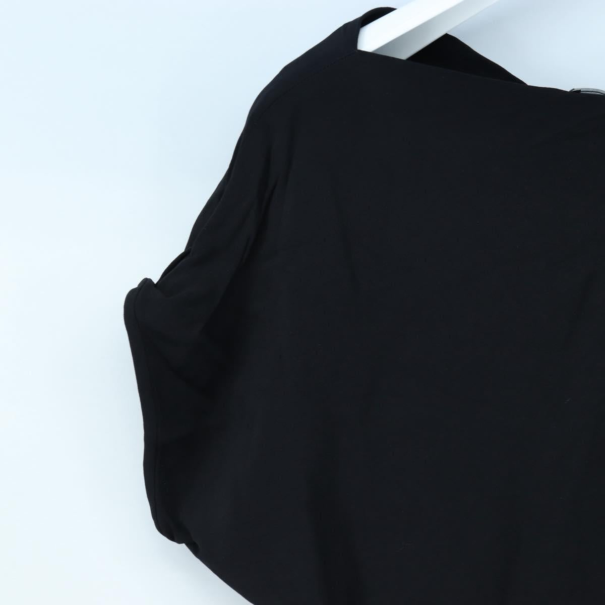 Salvatore Ferragamo One Piece Shirt Rayon 38 Black Auth 199904V