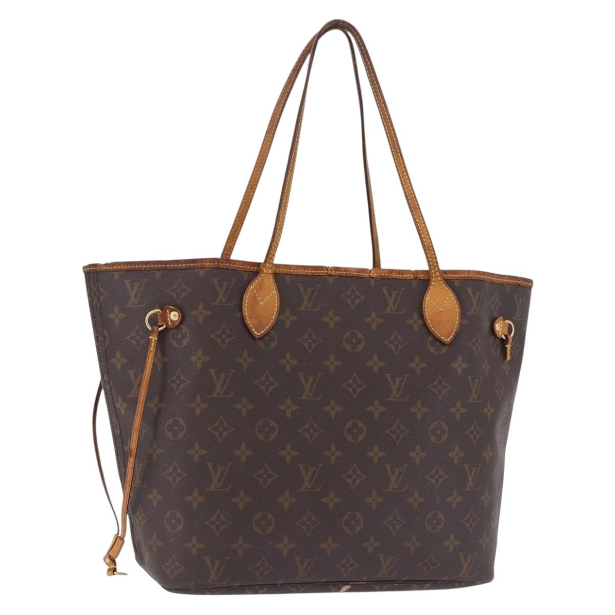 LOUIS VUITTON Monogram Neverfull MM Tote Bag M40156 LV Auth 199908