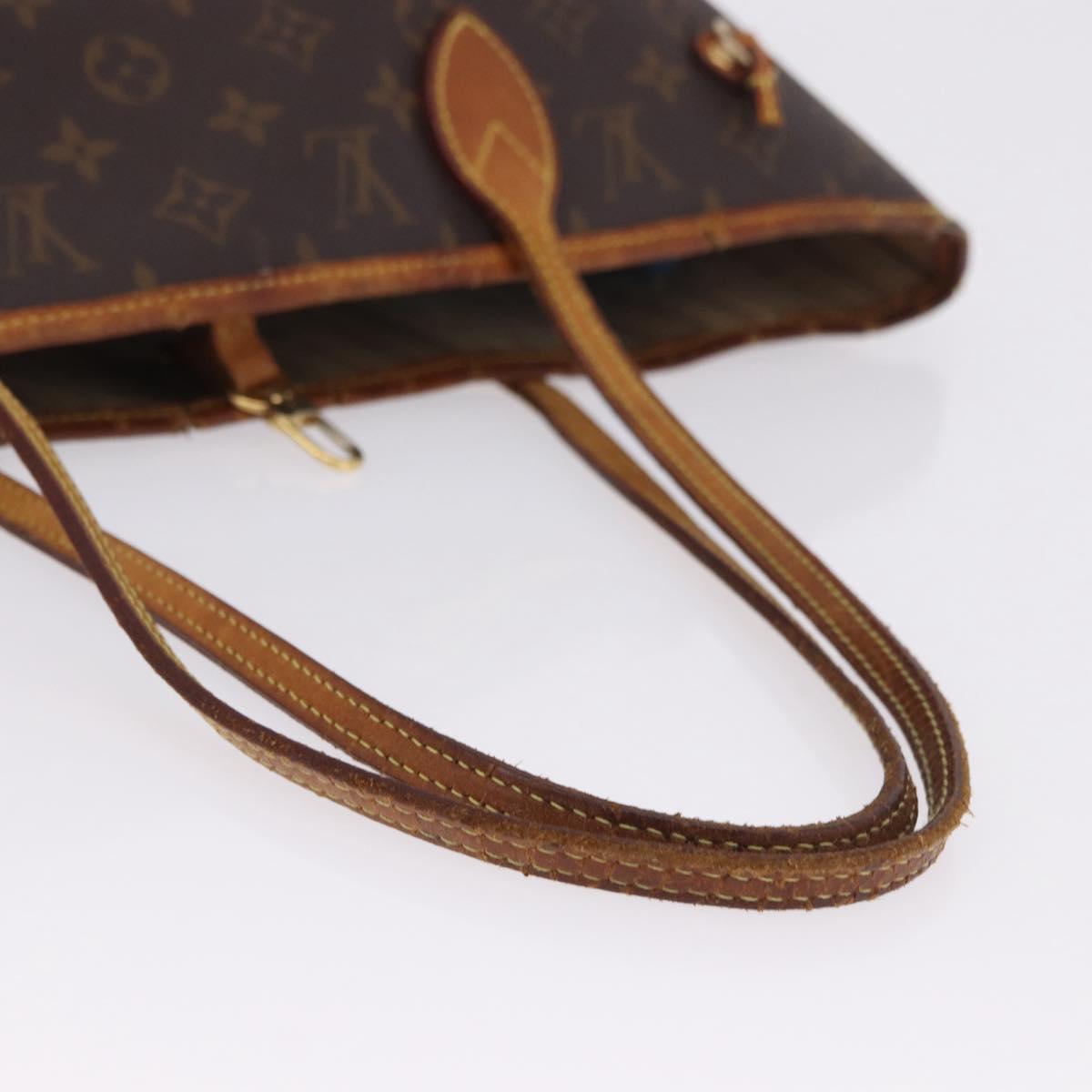 LOUIS VUITTON Monogram Neverfull MM Tote Bag M40156 LV Auth 199908